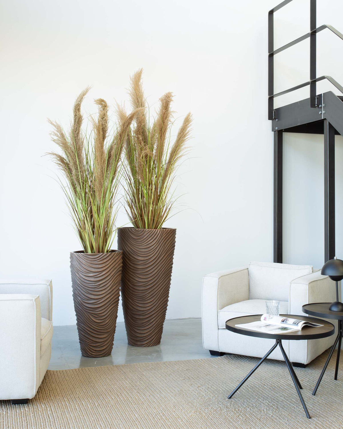 Oviano Set mit Pampasgras