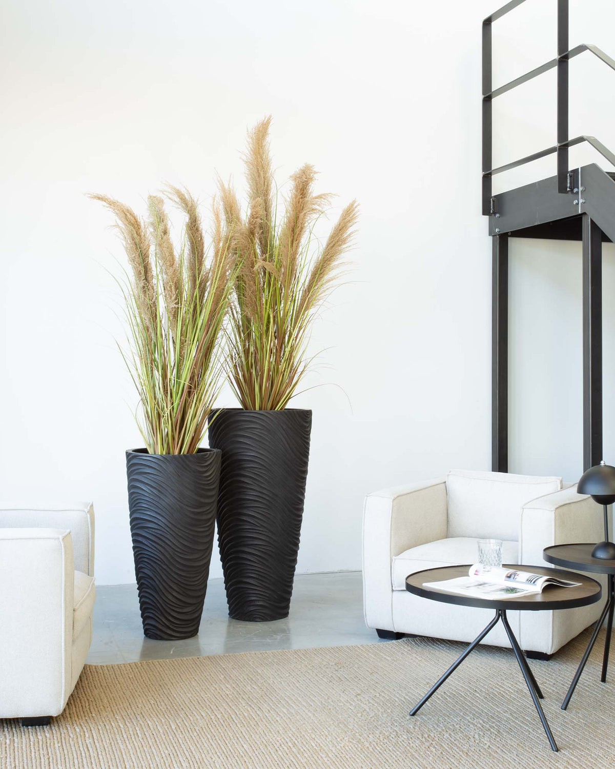 Oviano Set mit Pampasgras