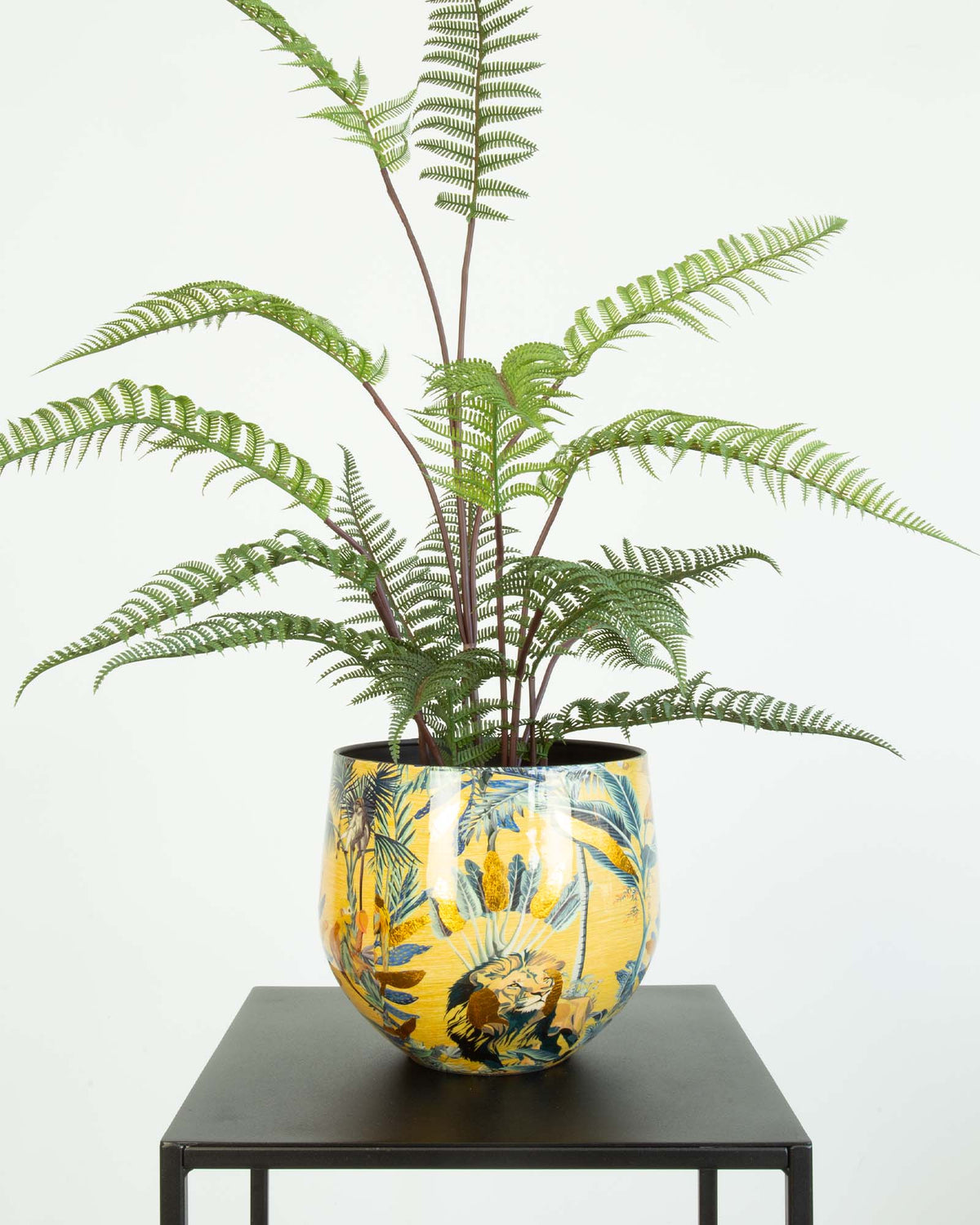 Safari Gold Tischgefäß Set mit Schwertfarn