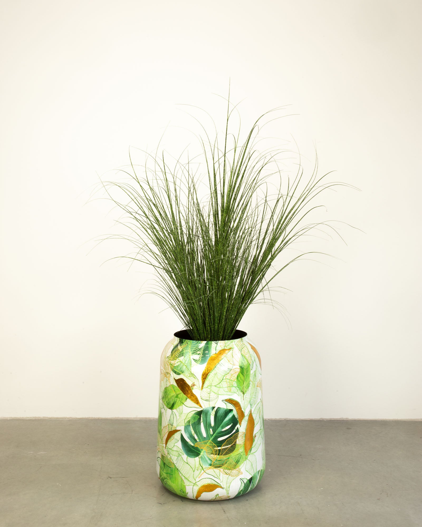 Botanical Grace Bodenvase Set mit Zebragras