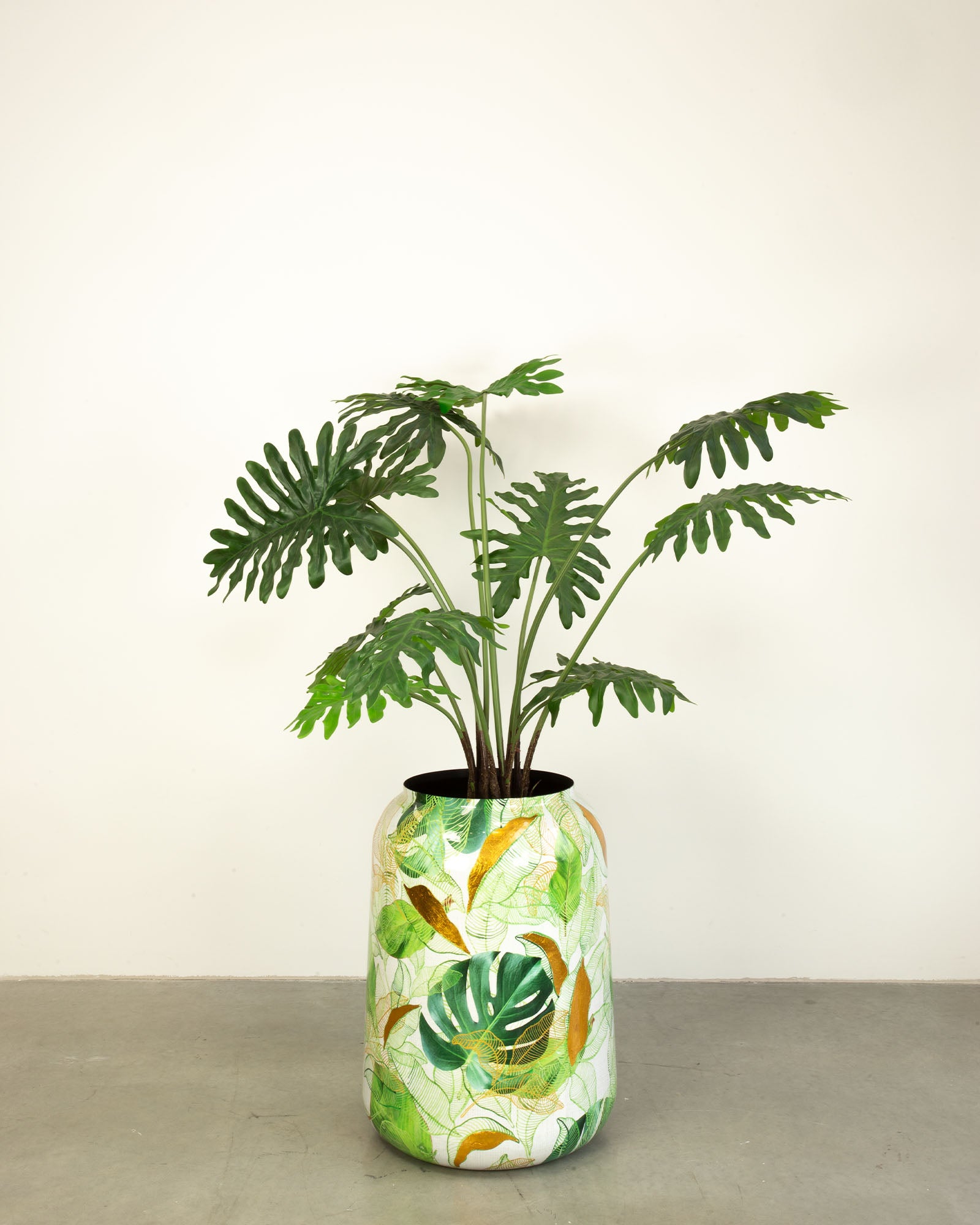 Botanical Grace Bodenvase Set mit Philodendron