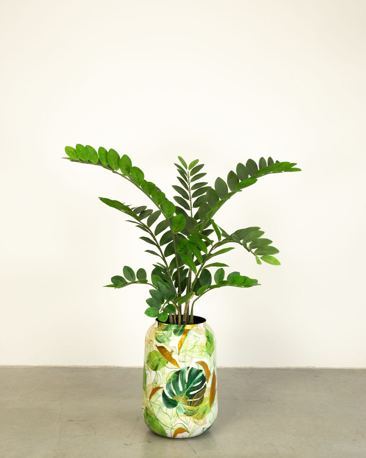 Botanical Grace Bodenvase Set mit Zamioculcas
