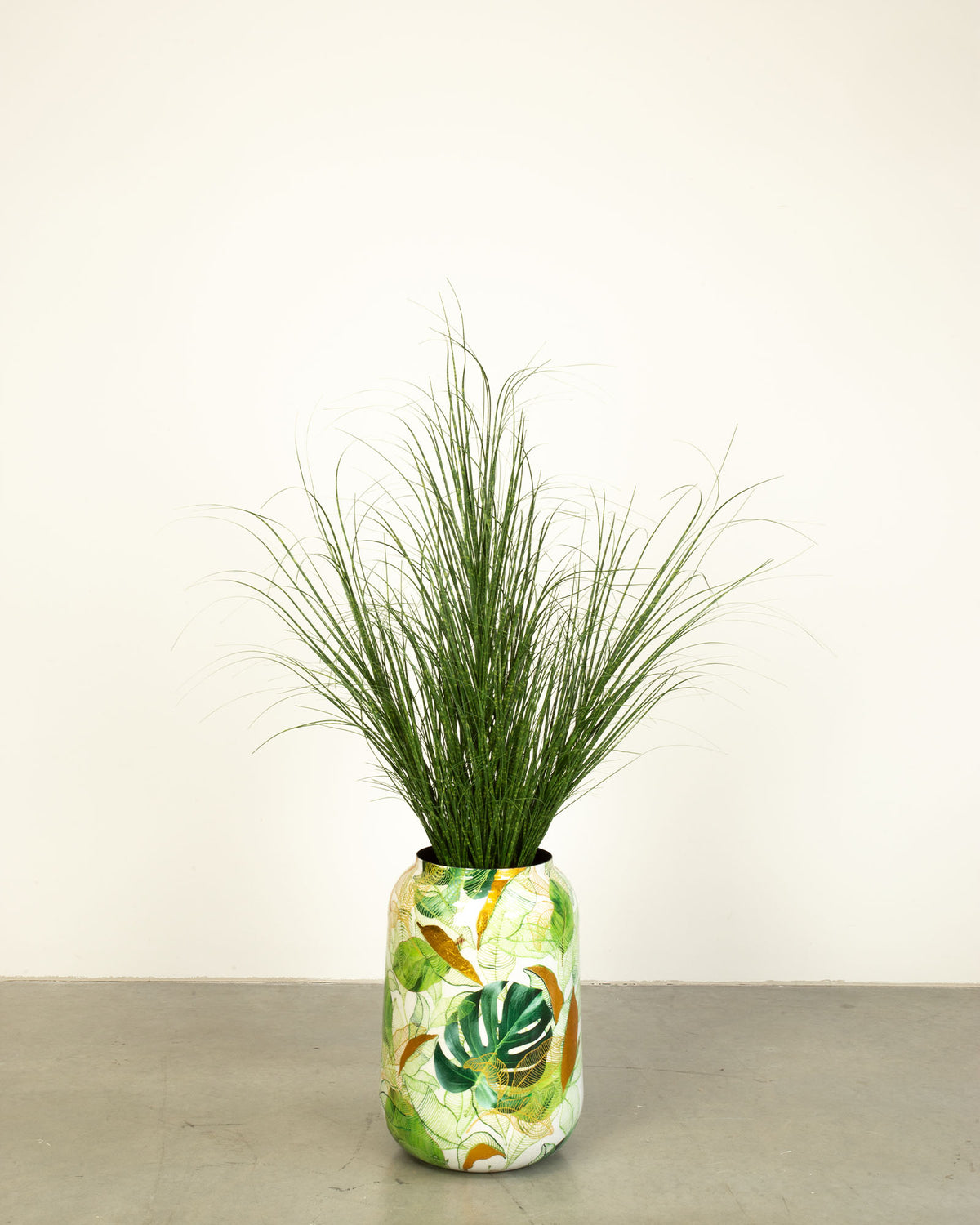 Botanical Grace Bodenvase Set mit Zebragras