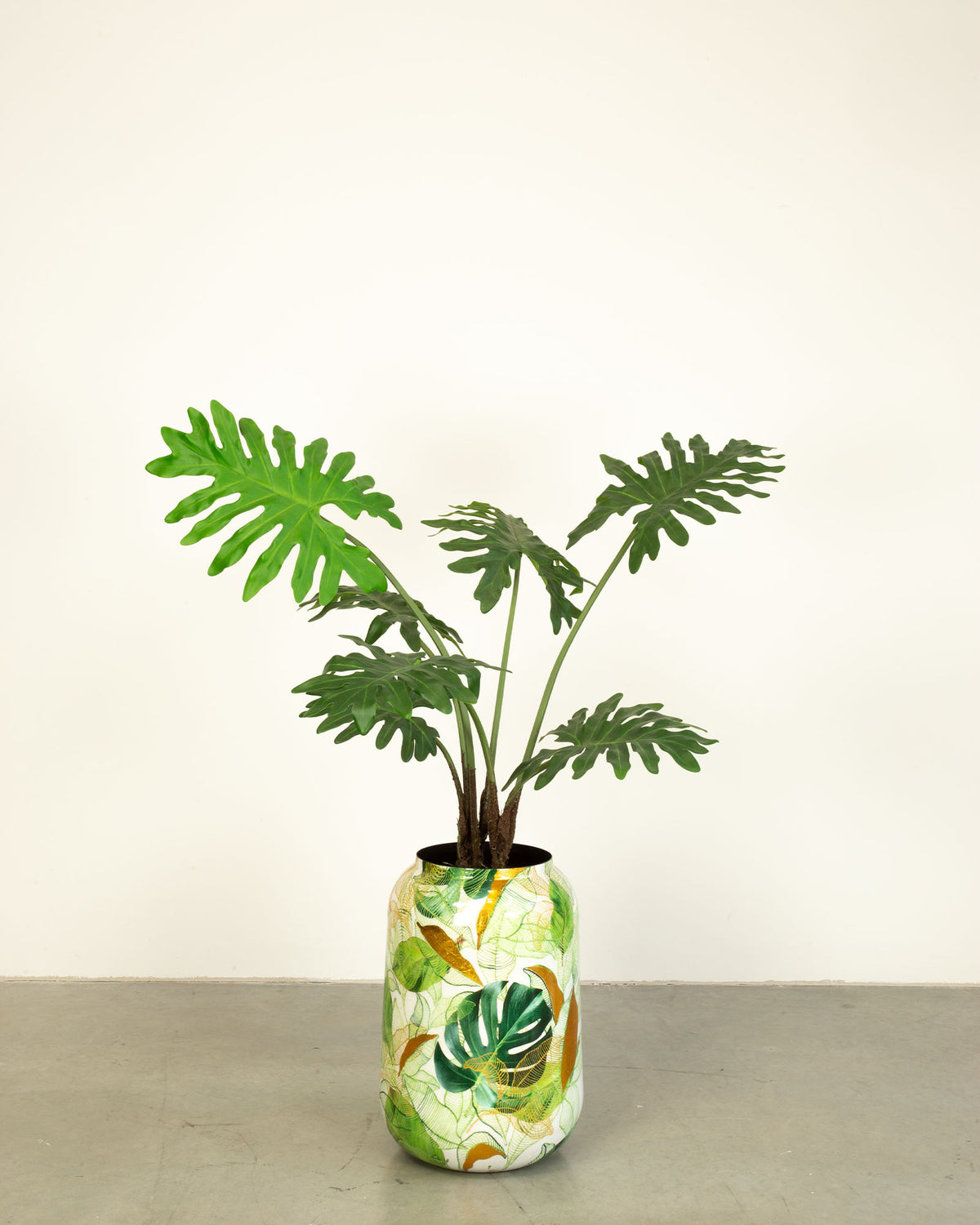 Botanical Grace Bodenvase Set mit Philodendron