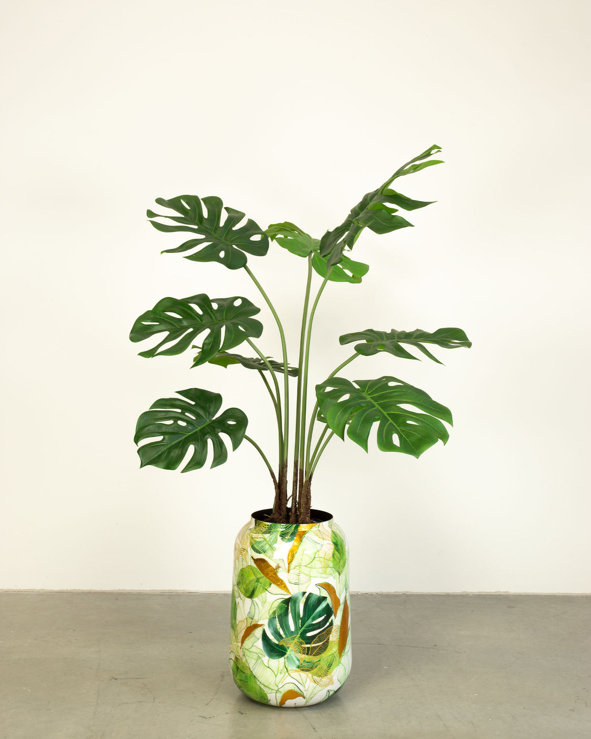Botanical Grace Bodenvase Set mit Monstera