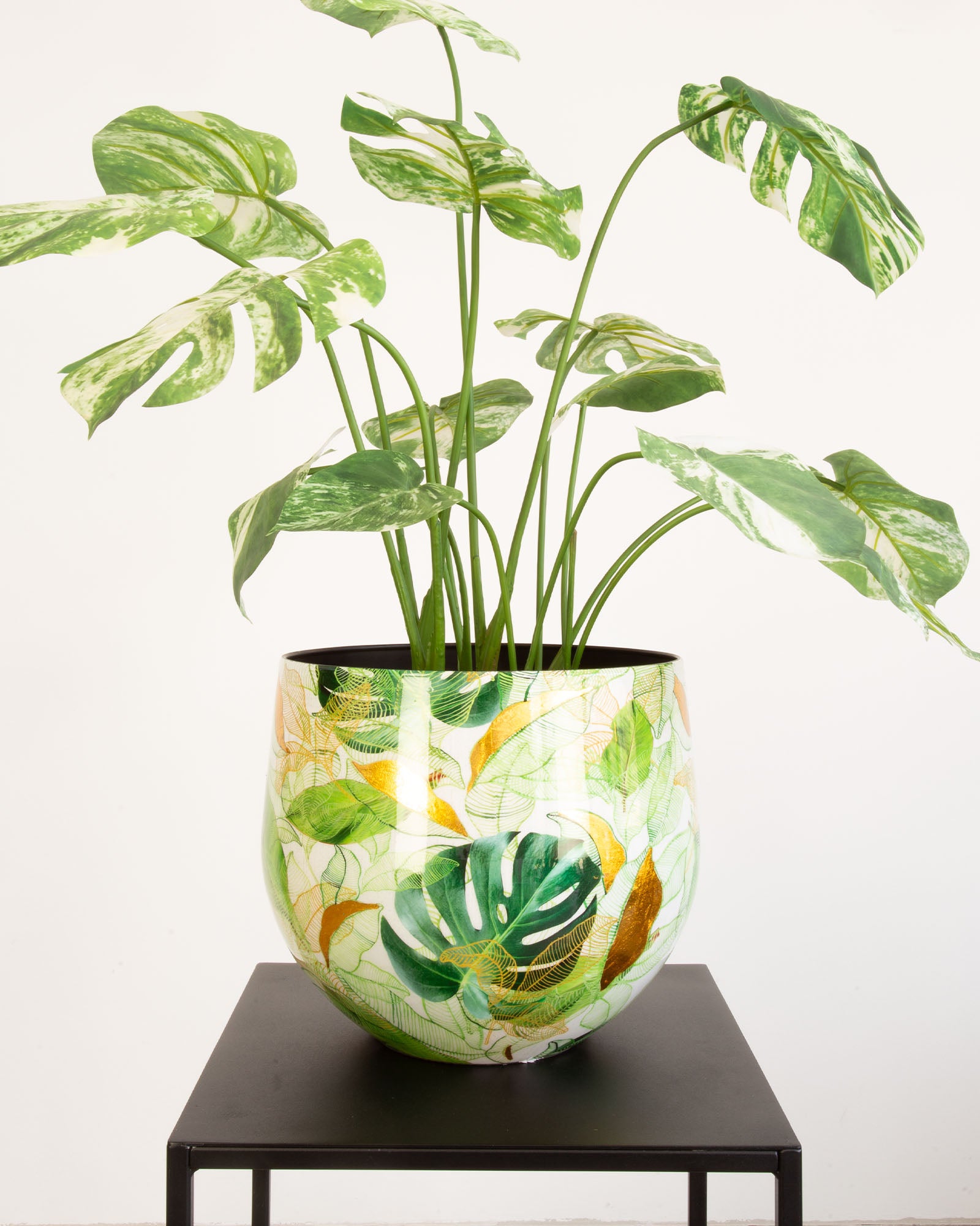 Botanical Grace Tischgefäß Set mit Monstera