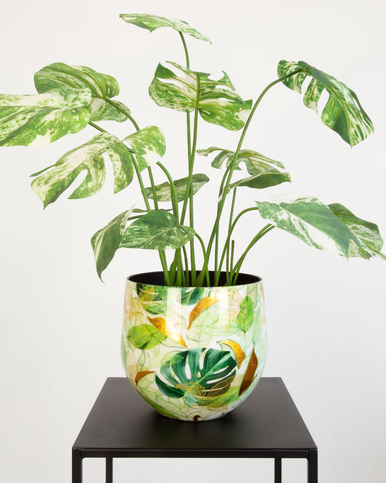 Botanical Grace Tischgefäß Set mit Monstera