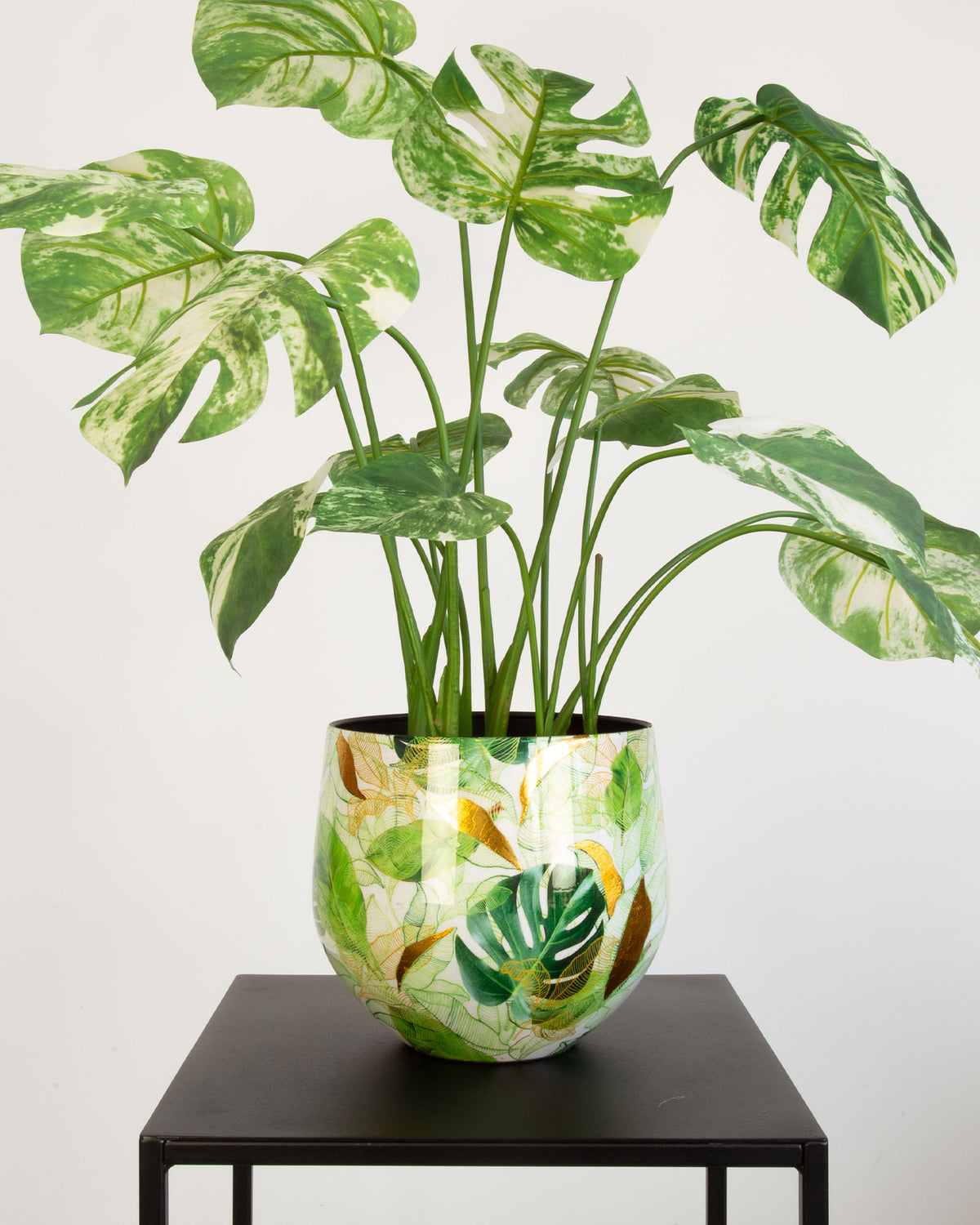 Botanical Grace Tischgefäß Set mit Monstera