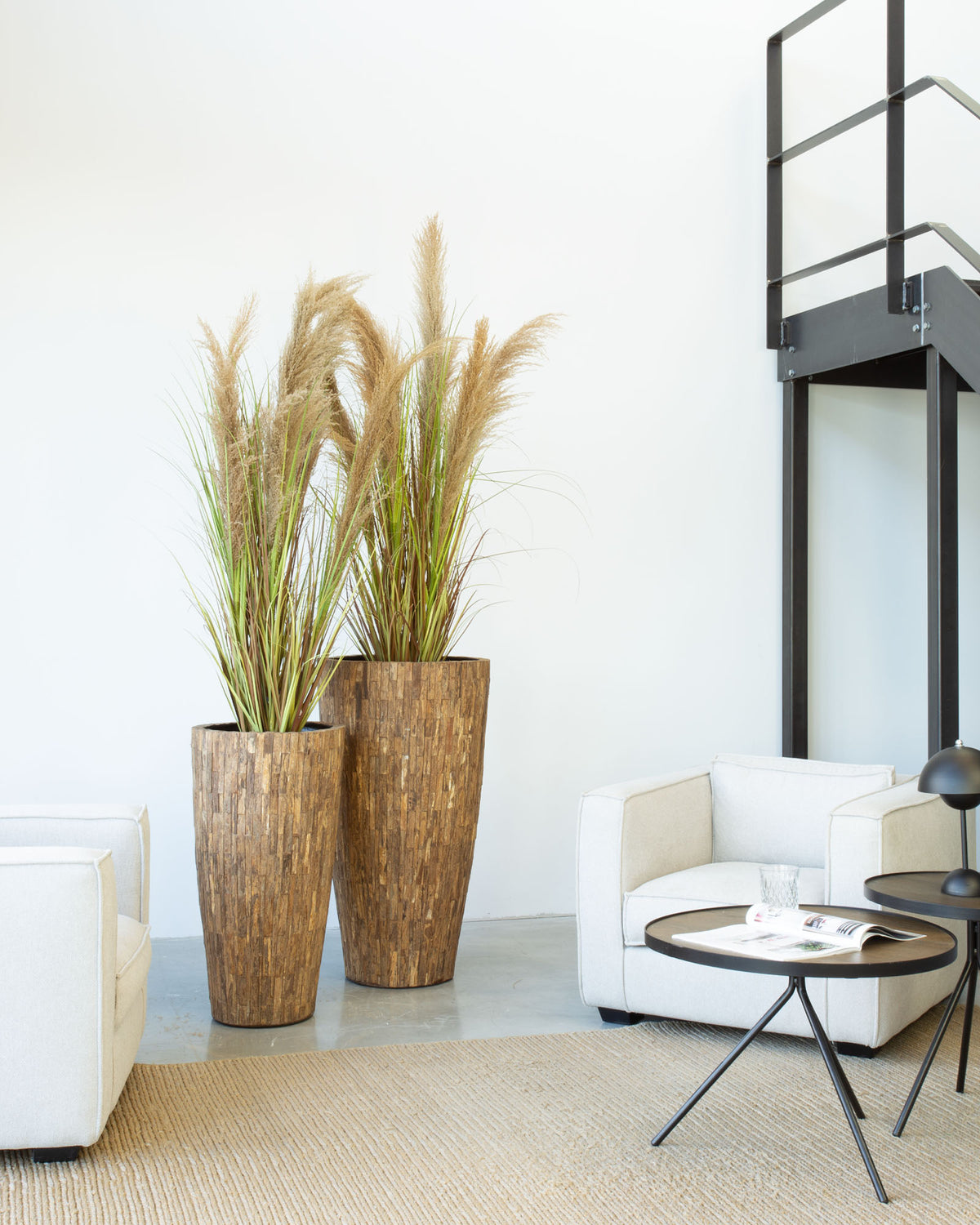 Ligno Teak Bodenvase