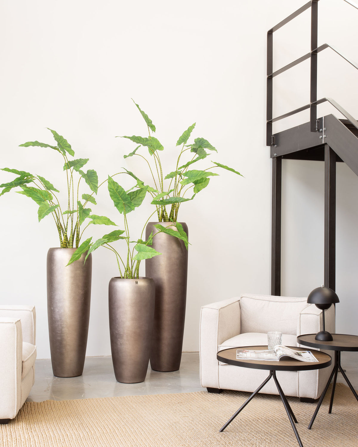 Noblesse Bodenvase Set mit Elefantenohr