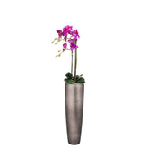 Set Noblesse Bodenvase mit Orchidee Seitenansicht für architektonische Raumgestaltung im Wohnzimmer