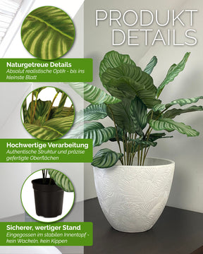 Korbmarante - Calathea Kunstpflanze