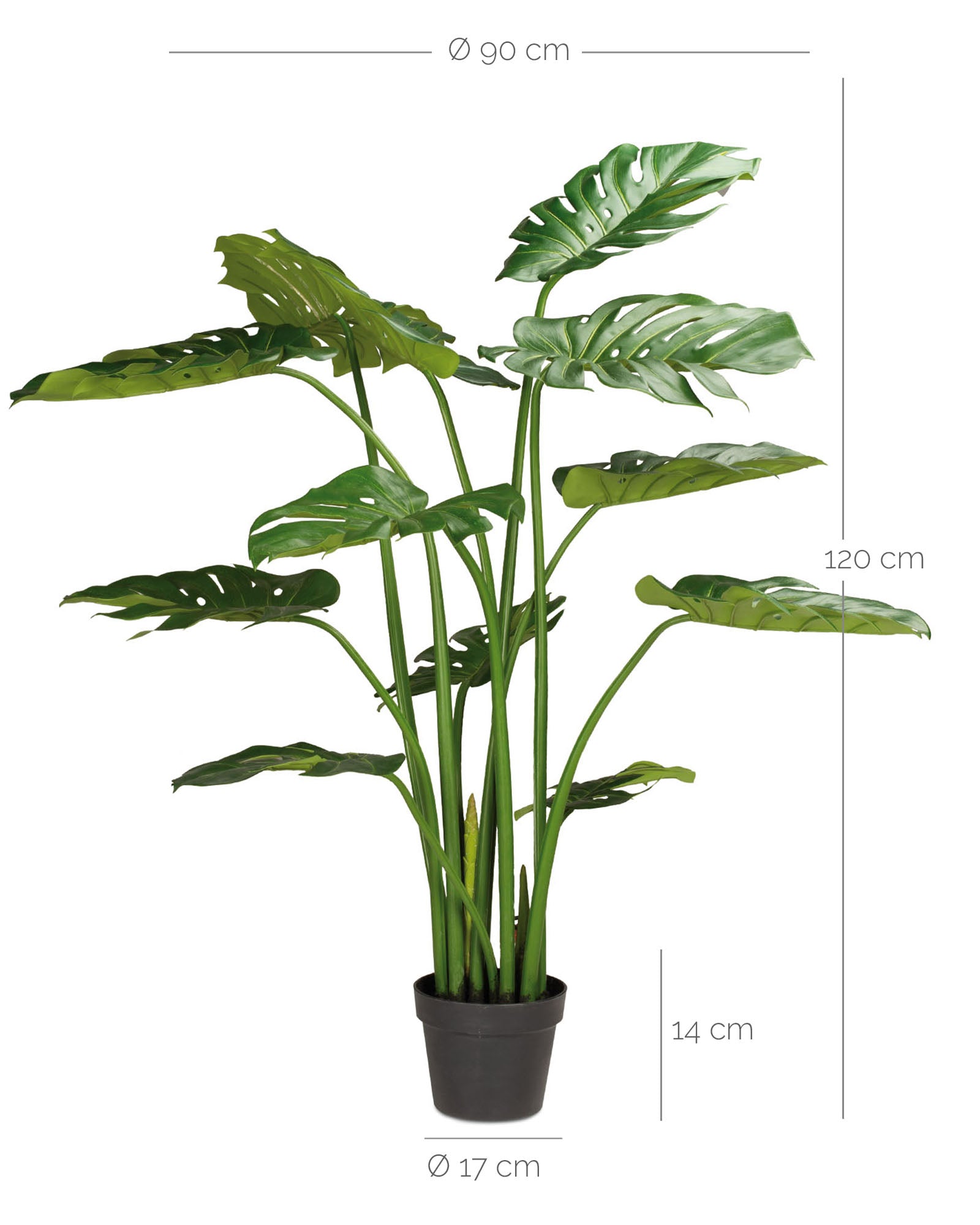 Fensterblatt - Monstera Kunstpflanze