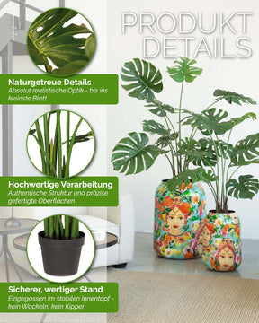 Fensterblatt - Monstera Kunstpflanze