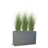 Basalo Raumteiler mit Zebragras für Terrasse und Outdoor in der Seitenansicht