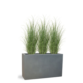 Basalo Raumteiler mit Zebragras für Terrasse und Outdoor in der Seitenansicht