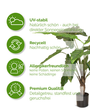 Pfeilblatt - Alocasia Kunstpflanze