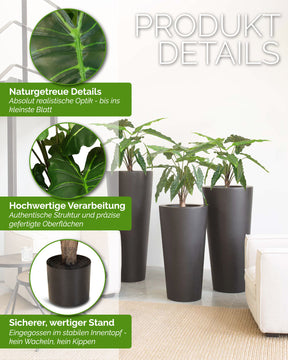Pfeilblatt - Alocasia Kunstpflanze