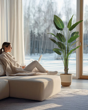 Strelitzie - Baumstrelitzie Kunstpflanze