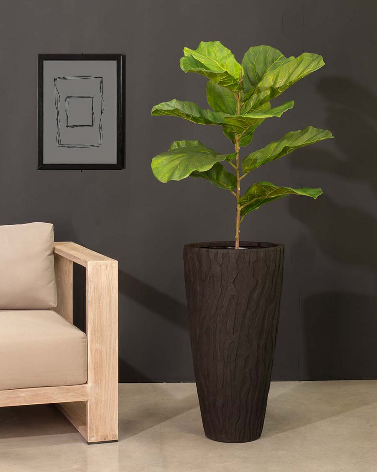 Geigenfeige Ficus Lyrata Kunstpflanze