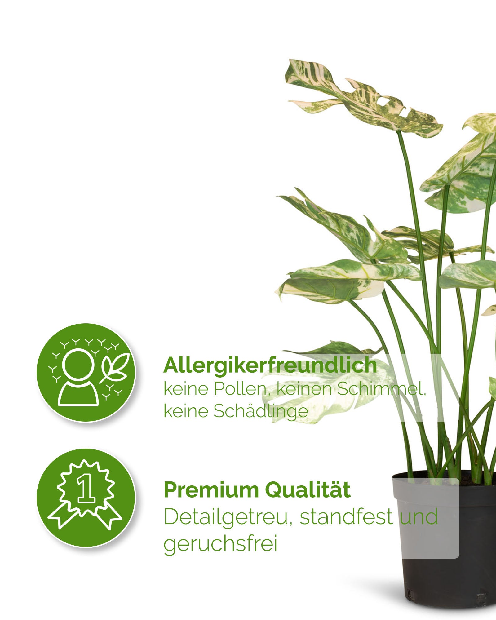 Fensterblatt Monstera Kunstpflanze