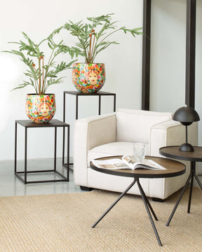 Goldtüpfelfarn Phebodium aureum Kunstpflanze