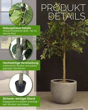 Ficus Tree - Birkenfeige Kunstpflanze