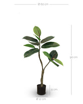 Ficus Elastica - Gummibaum Kunstpflanze
