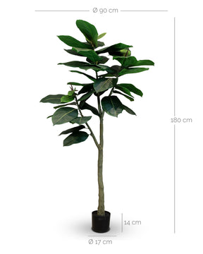 Ficus Elastica - Gummibaum Kunstpflanze