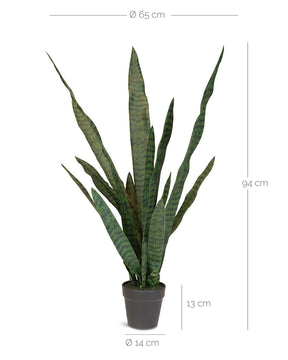 Ceylon-Bogenhanf - Sansevieria trifasciata Kunstpflanze