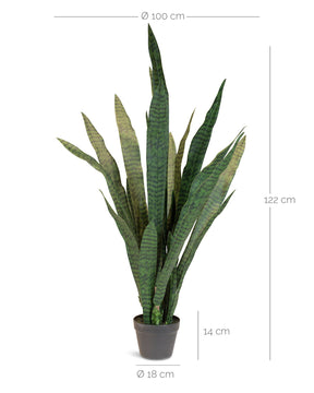 Ceylon-Bogenhanf - Sansevieria trifasciata Kunstpflanze