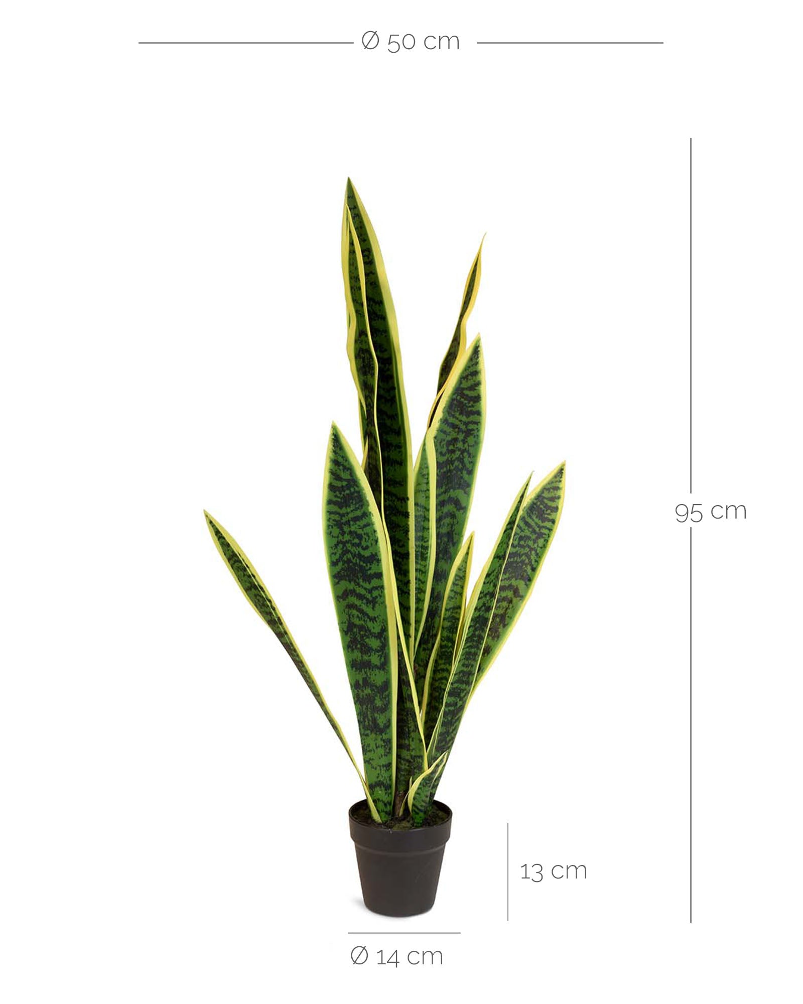 Bogenhanf - Sansevieria trifasciata Kunstpflanze