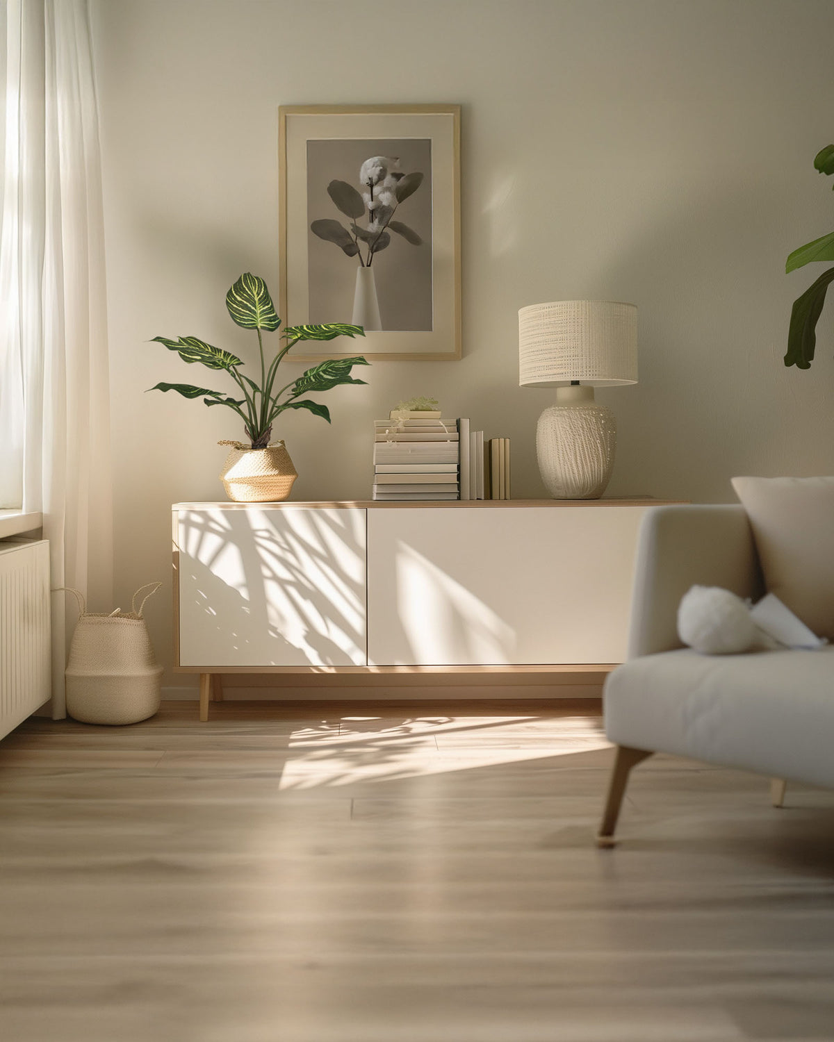 Calathea - Pfauen-Korbmaranthe Kunstpflanze