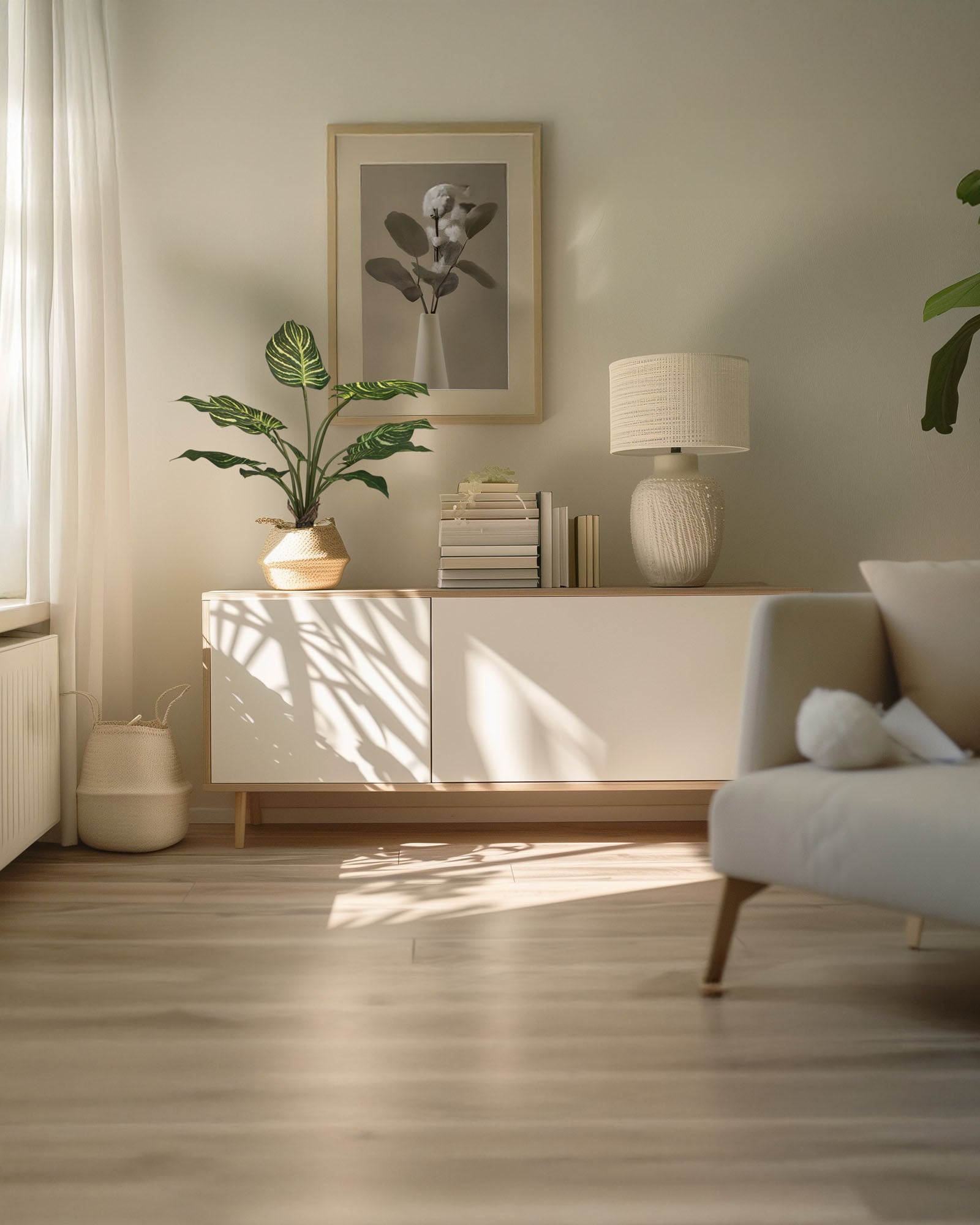 Calathea - Pfauen-Korbmaranthe Kunstpflanze