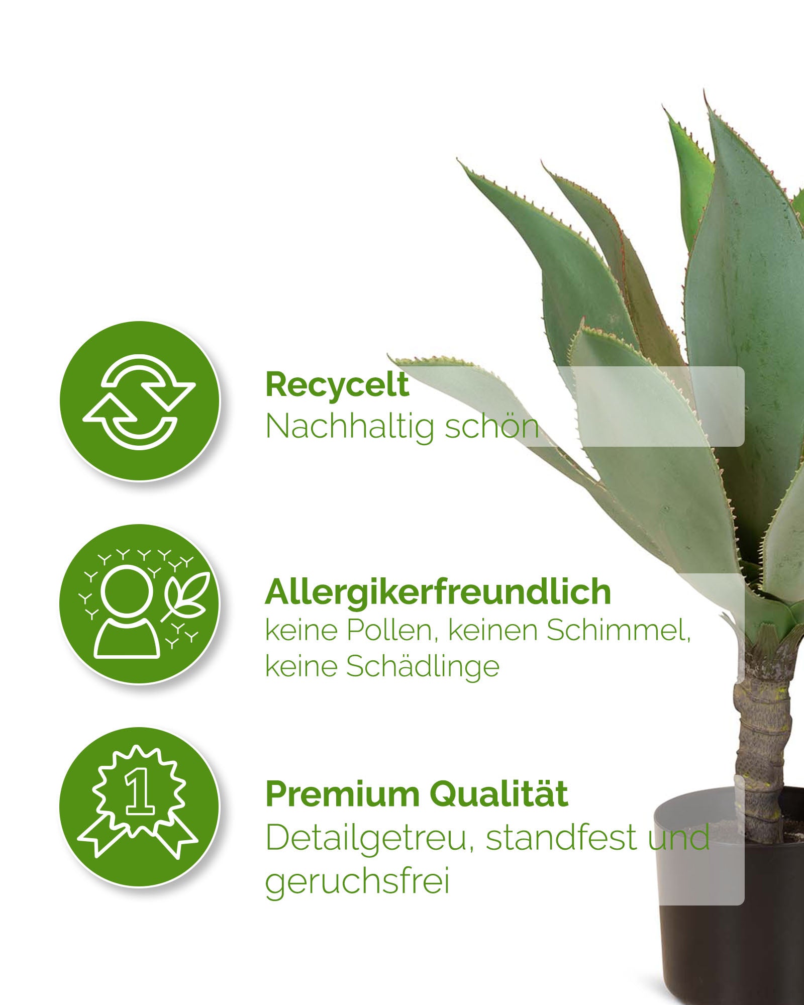 Aloe Vera Kunstpflanze