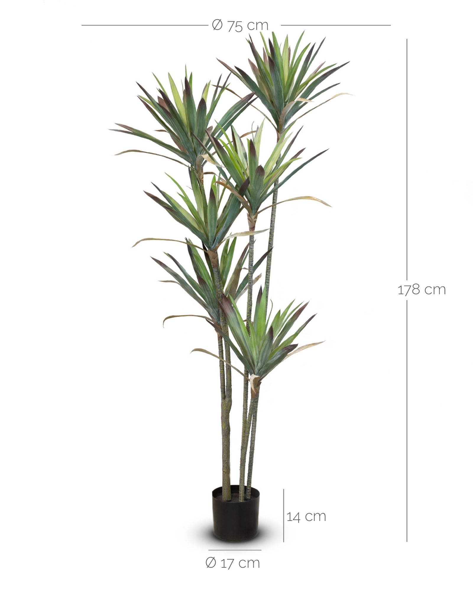 Yucca - Palmlilie Kunstpflanze