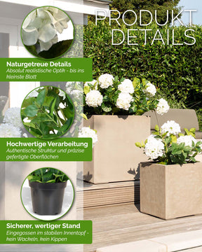 Hortensie - Hydrangea Kunstpflanze