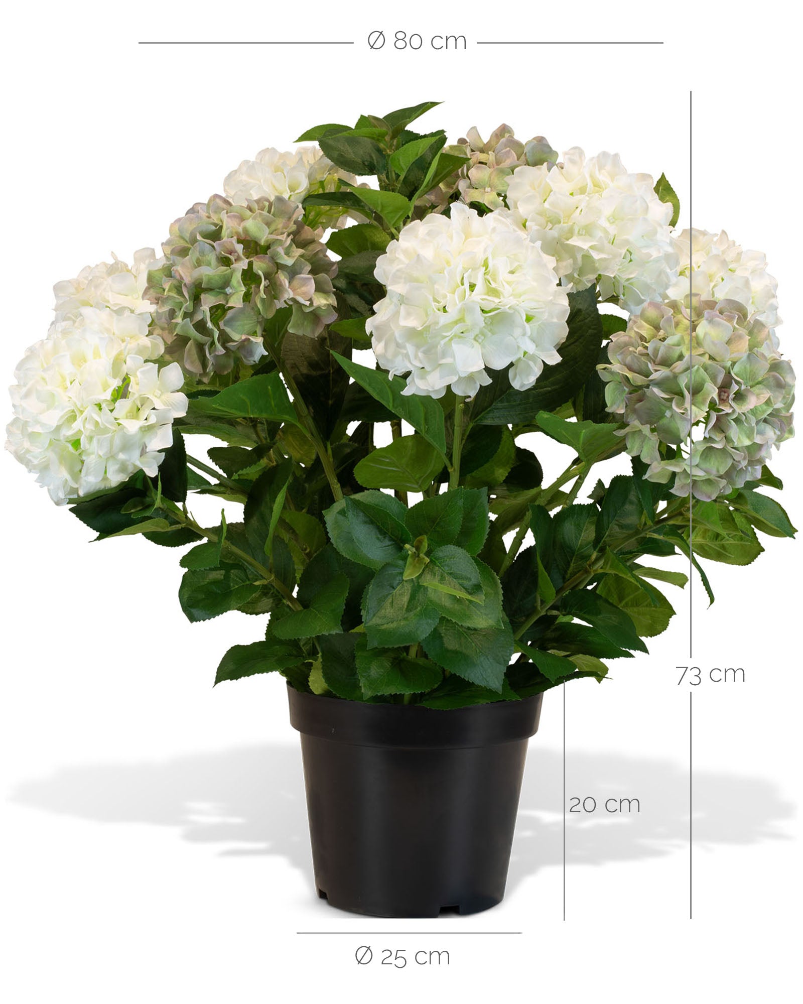 Hortensie - Hydrangea Kunstpflanze