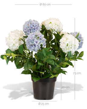 Hortensie - Hydrangea Kunstpflanze