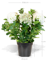 Hortensie - Hydrangea Kunstpflanze