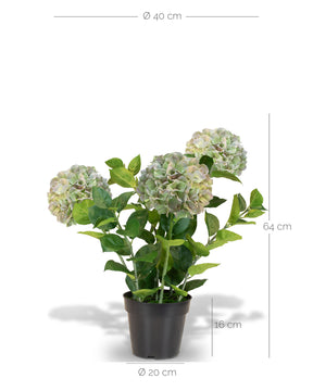 Hortensie Kunstpflanze