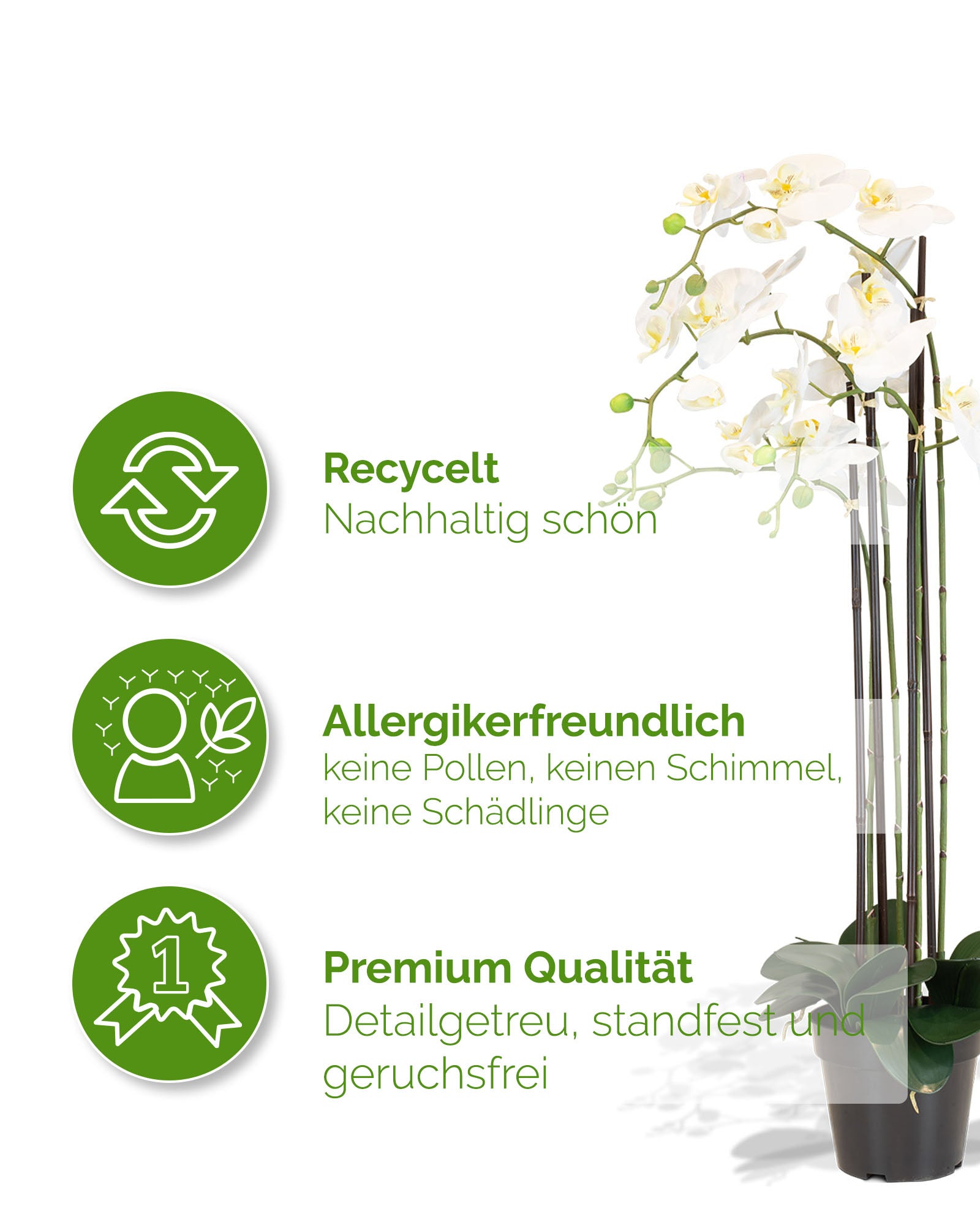 Orchidee Kunstpflanze