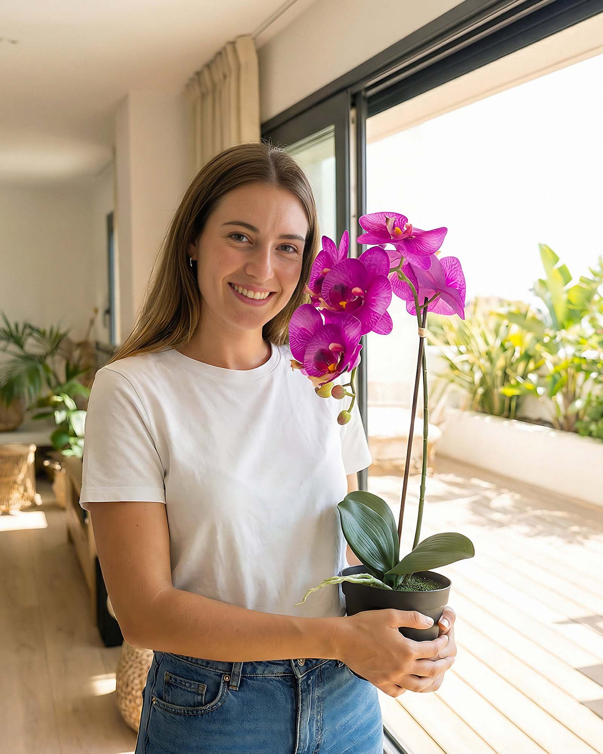 Orchidee Kunstpflanze