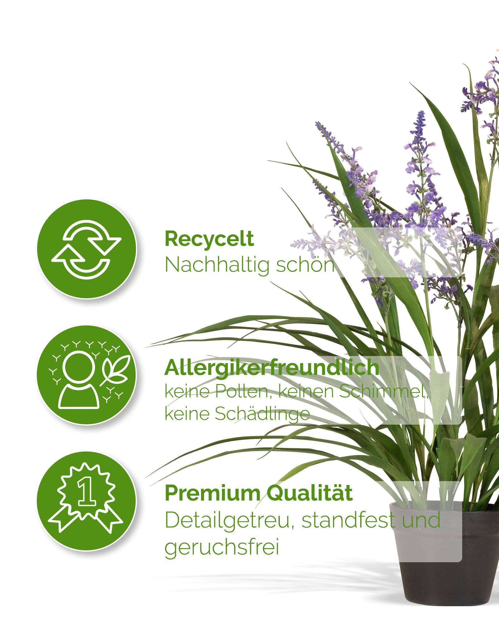 Lavendel Kunstpflanze