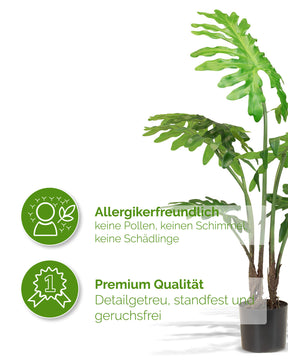 Baum-Philodendron Kunstpflanze