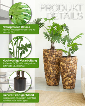 Baum-Philodendron Kunstpflanze