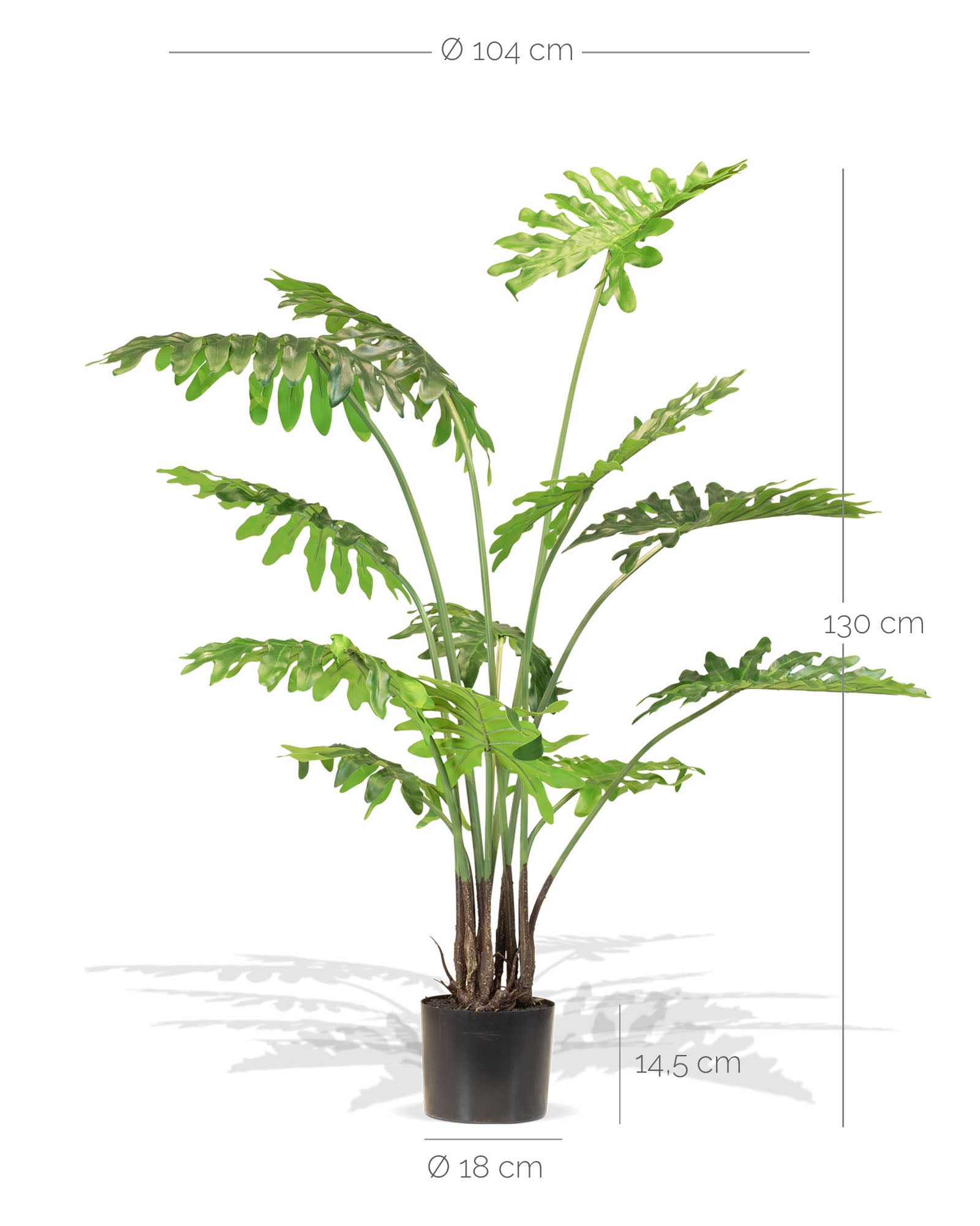 Baum-Philodendron Kunstpflanze