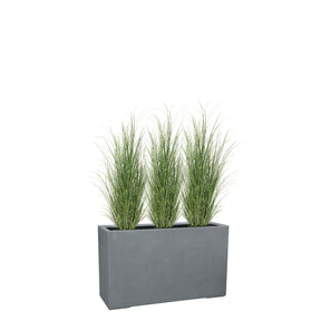 Set aus Mono Raumteiler und Zebragras