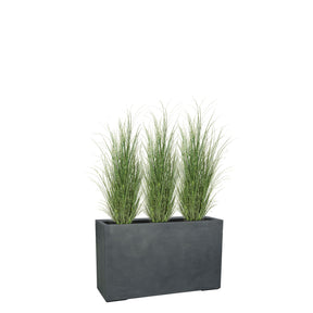 Set aus Mono Raumteiler und Zebragras