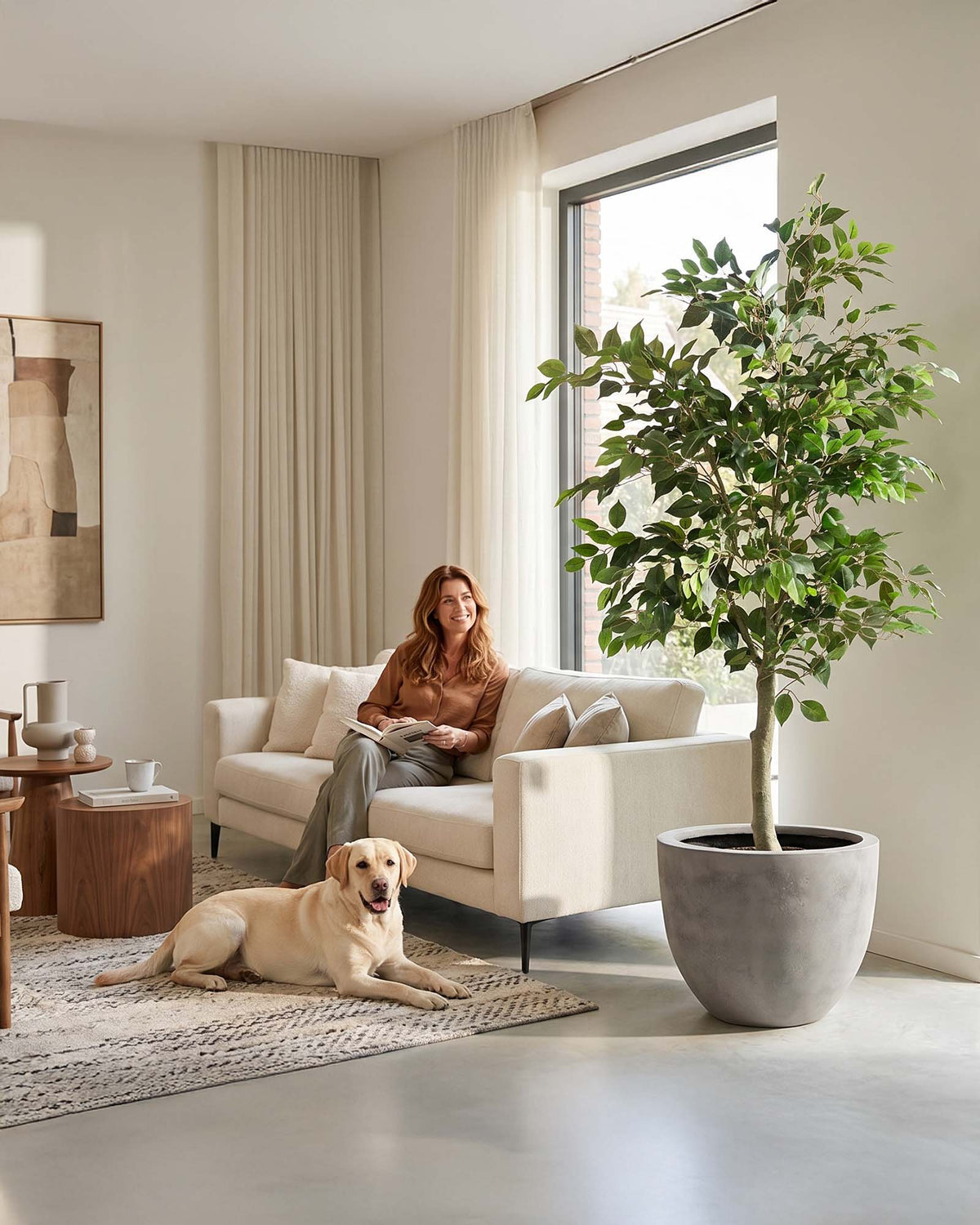 Ficus Tree - Birkenfeige Kunstpflanze